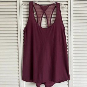 Lululemon Tranquil Tank top Red Grape fits size 10 or 12 rare